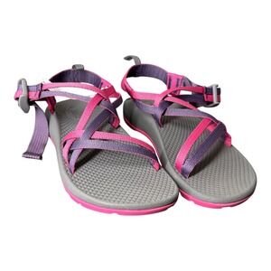 Chaco Kids ZX1 Ecotread Magenta Jam Size 3 Pink‎ Purple Hiking Sandals Outdoor